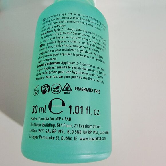 Nip + Fab Hyaluronic Extreme 4 Concentrate NIB - Picture 5 of 7